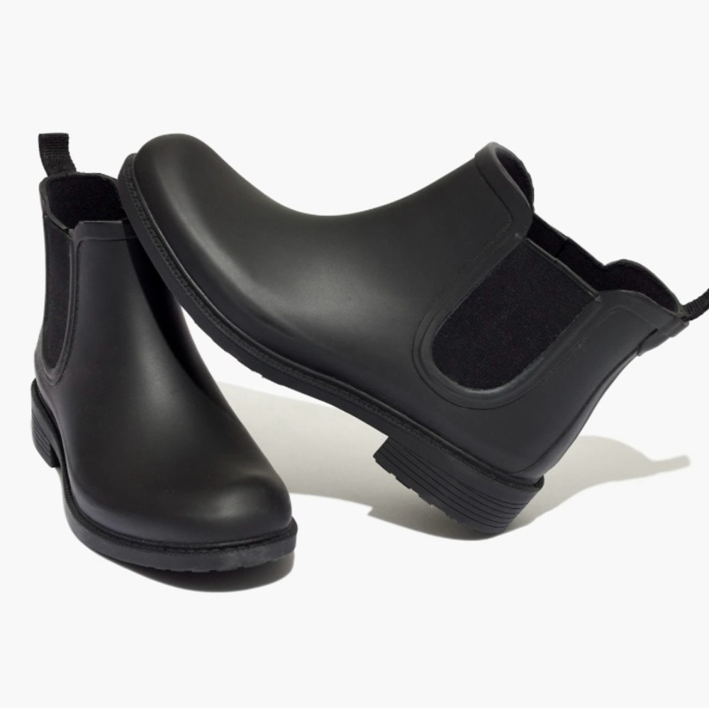 Madewell Chelsea Rain Boot Black Size 9